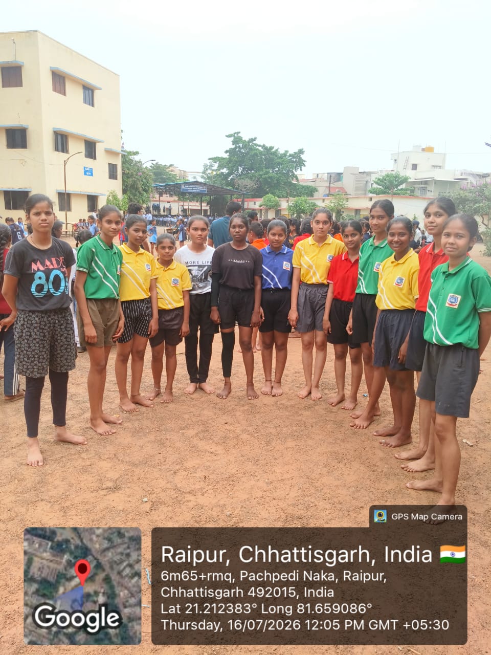 GGSKPS GIRLS KHO KHO TEAM SELECTED FOR BLOCK LEVEL TOURNAMENT